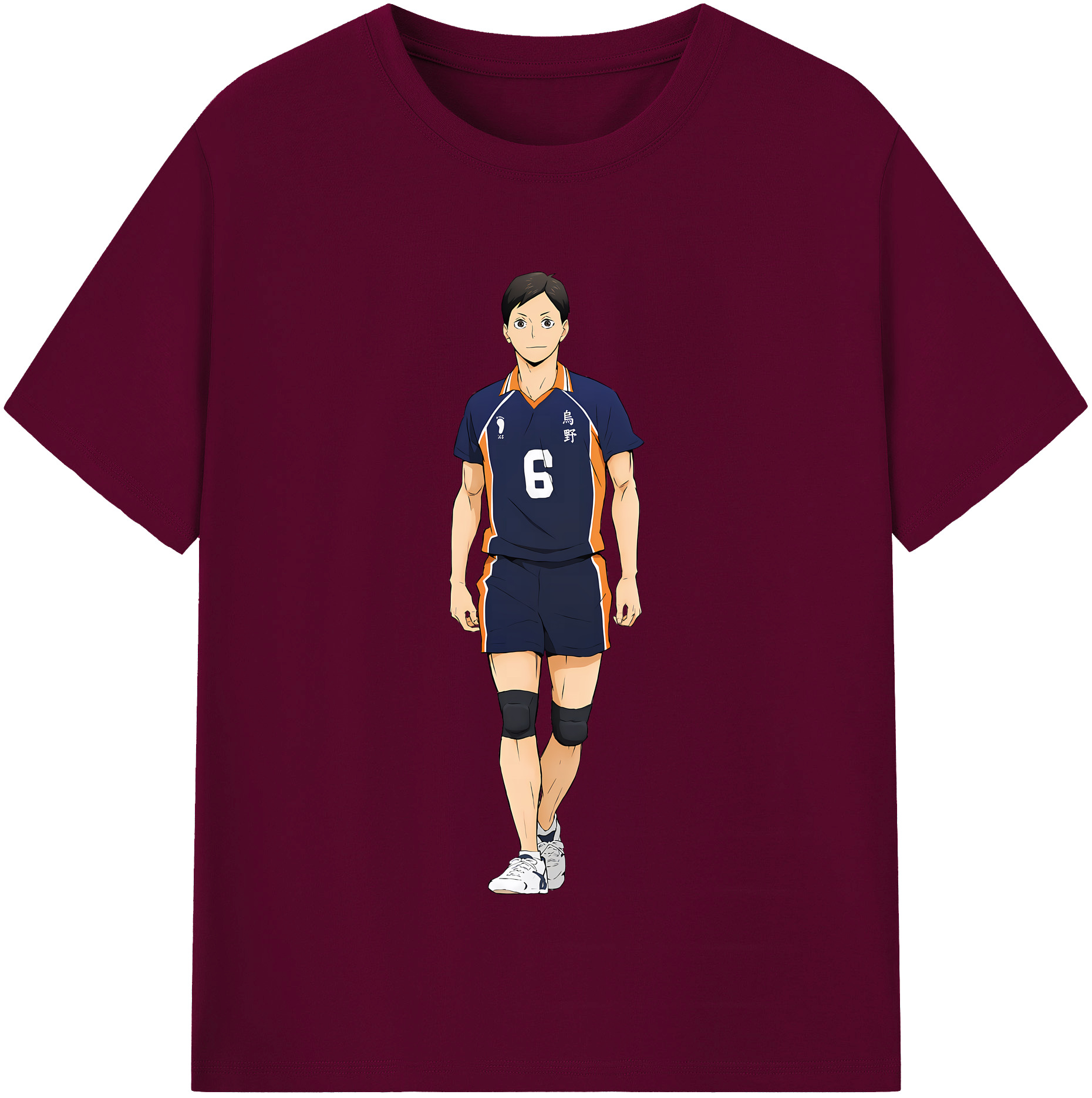 （画像用） ハイキュー!! Haikyu!! レディースカジュアルプリントTシャツ（綿100％）